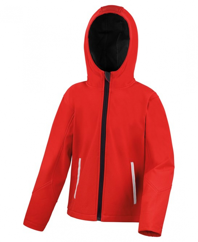 Junior Hooded Softshell Jacket