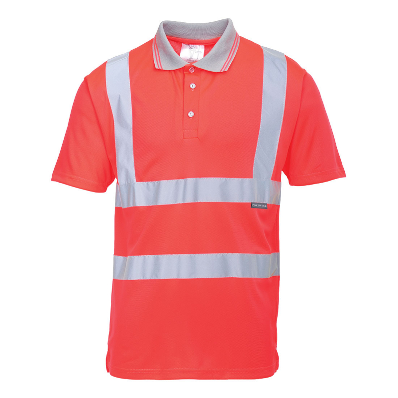 Hi-Vis Short Sleeve Polo