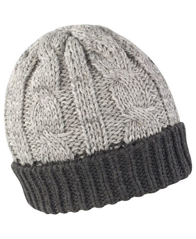 Result Winter Shades Of Grey Knit Hat