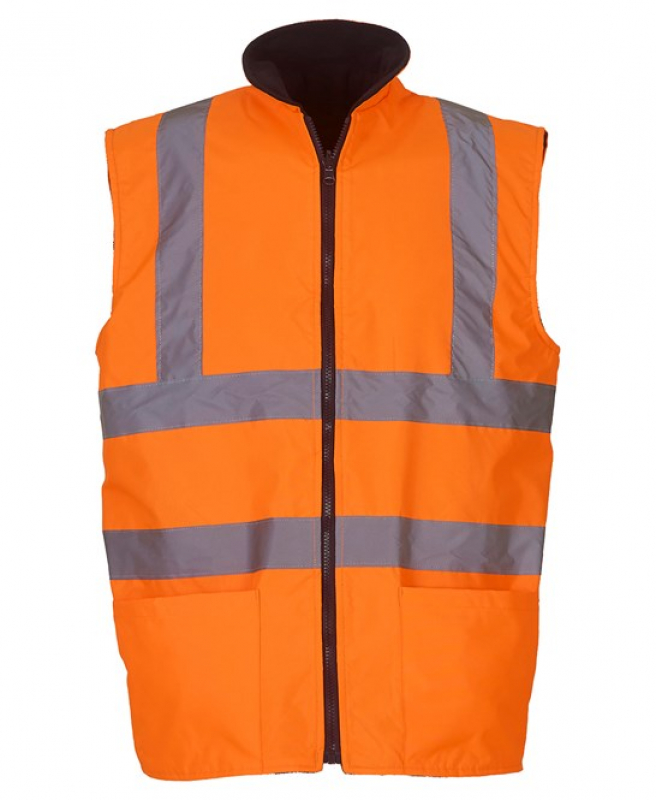 Hi-Vis Reversible Fleece Vest