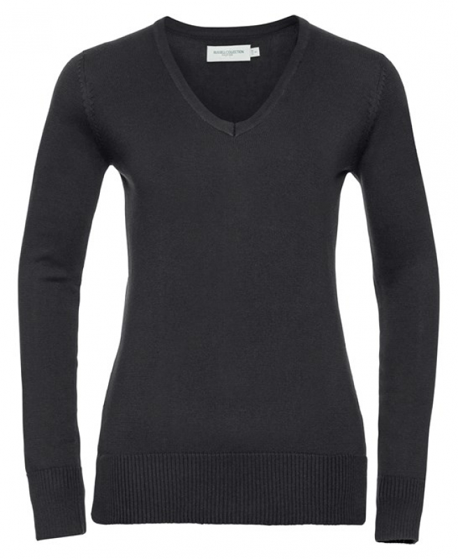 Women's V-neck Knitted Sweater