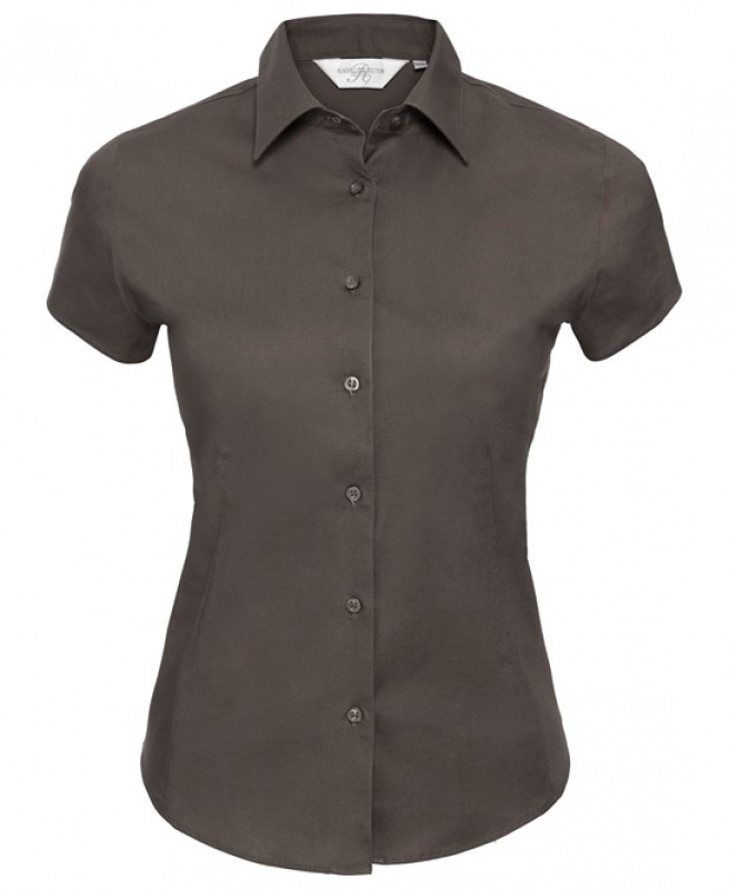 Ladies' Cap Sleeve Easy Care Fitted Shirt