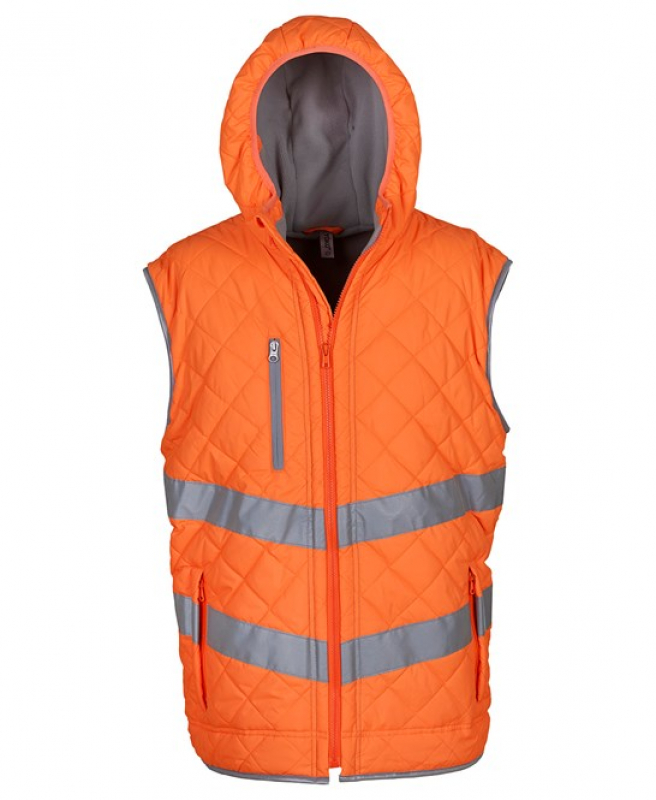 Hi Vis Kensington Hooded Gilet