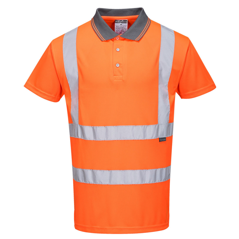 Hi-Vis Short Sleeved Polo RIS