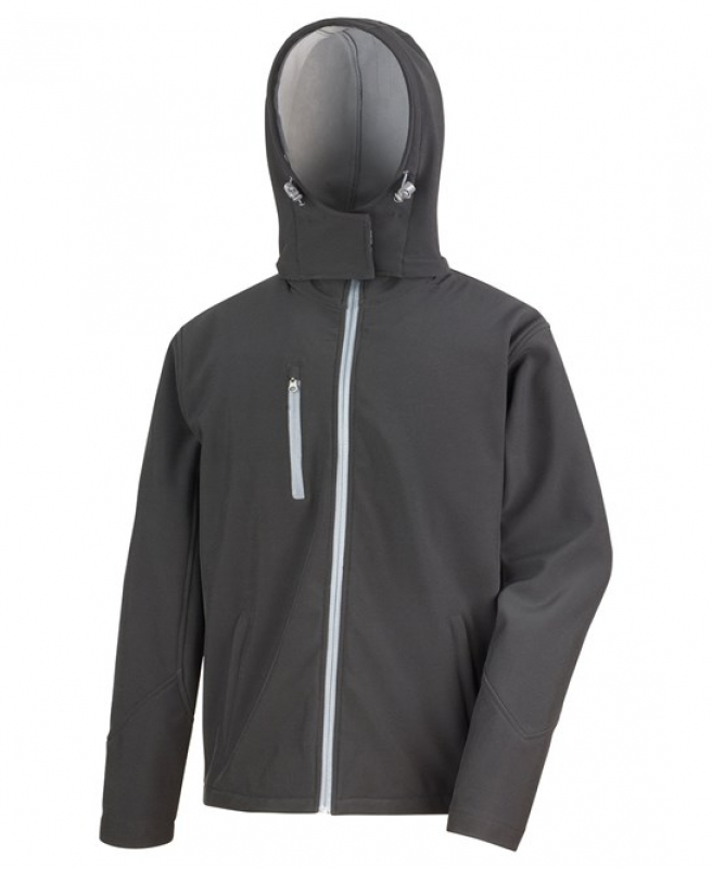 Mens Lite Hooded Softshell