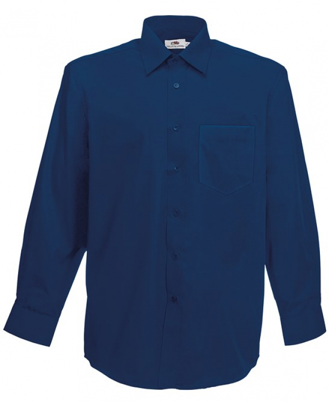 Men's Long Sleeve Poplin Shirt